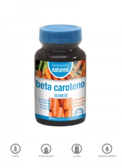 Betacaroteno Naturmil 10000 UI 60 perlas Dietmed