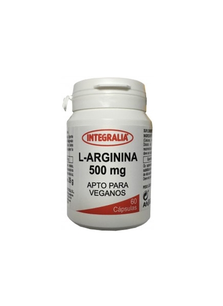 L Arginina 60 cápsulas 500 mg Integralia