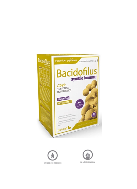 Bacidofilus Symbio 30 cápsulas DietMed