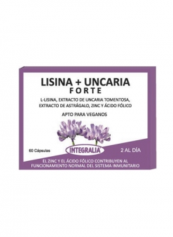 * Lisina + Uncaria Forte 60 capsulas Integralia