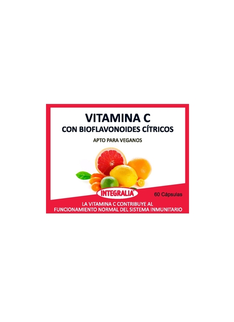 Vitamina C con Bioflavonoides Citricos 60 capsulas Integralia