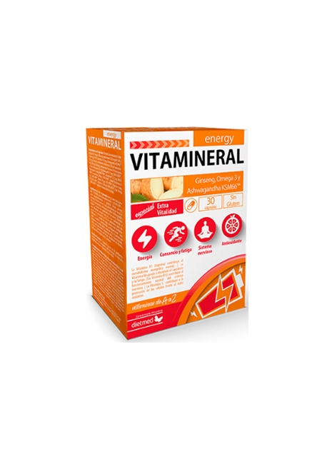 Vitamineral Energy 30 cápsulas Dietmed