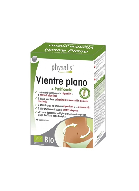 Vientre Plano + Purificante 45 comprimidos Physalys