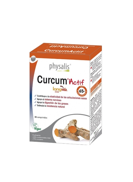 Curcum Actif 30 comprimidos Physalis