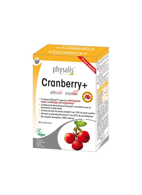 Cranberry+ 30 comprimidos Physalis