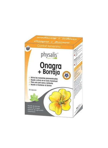 Onagra + Borraja 30 capsulas Physalis