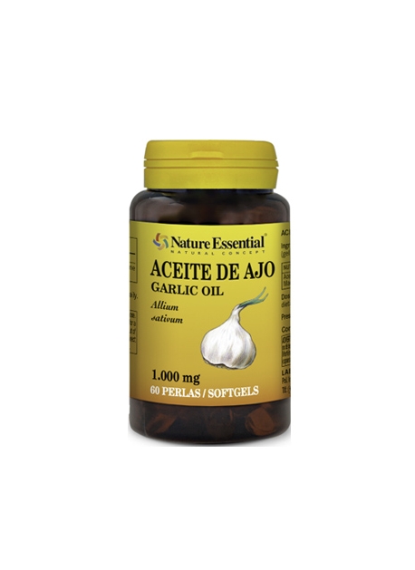 Aceite de Ajo 60 perlas 1000 mg Nature Essential