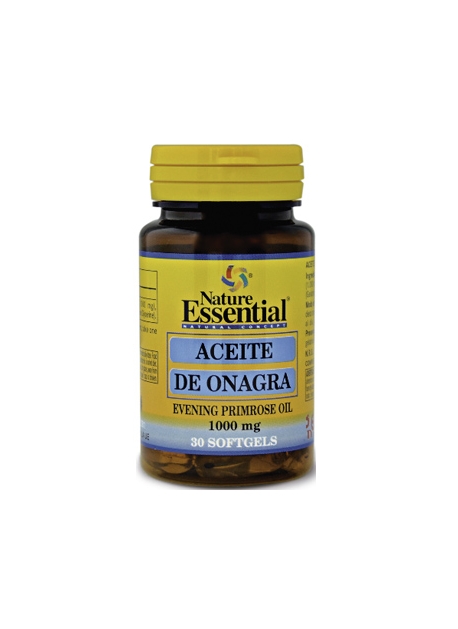 Aceite de Onagra + Vitamina E 30 perlas 1000 mg Nature Essential