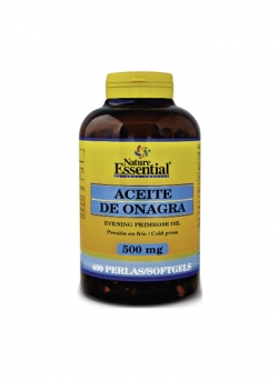Aceite de Onagra + Vitamina E 400 perlas 500 mg Nature Essential
