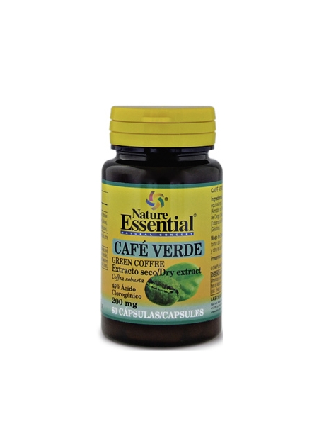 Café Verde 60 cápsulas 200 mg Nature Essential