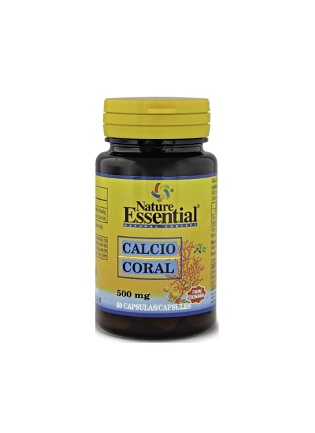 Calcio Coral 50 cápsulas 500 mg Nature Essential