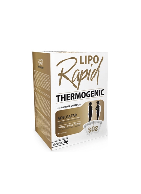 Lipo Rapid Thermogenic 30 cápsulas vegetales Dietmed