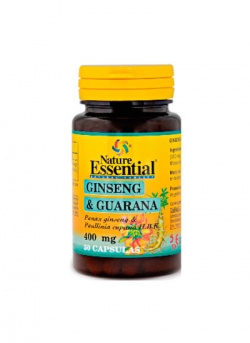 Ginseng y Guaraná 50 cápsulas 400 mg Nature Essential