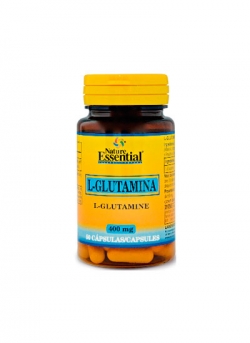 L-Glutamina 50 cápsulas 400 mg Nature Essential