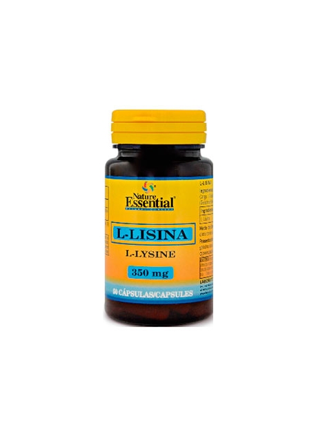 L- Lysina 50 cápsulas 350 mg Nature Essential