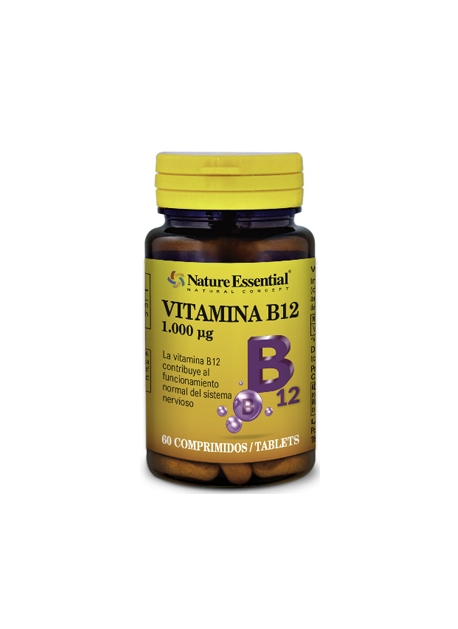 Vitamina B12 60 comprimidos 1000 mcg Nature Essential