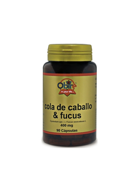 Cola de Caballo + Fucus 90 capsulas 400 mg Obire