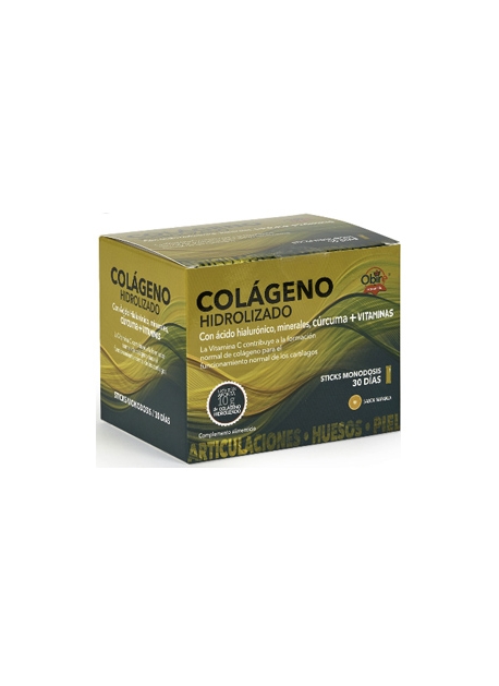 Colageno Hidrolizado 30 sticks 10 gr Obire