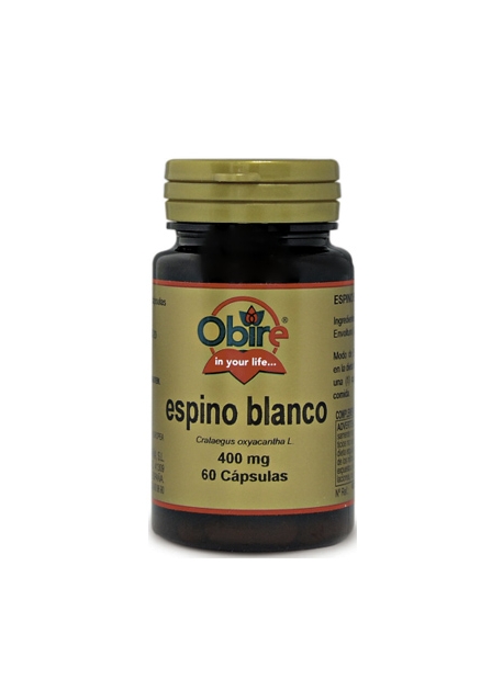 Espino Blanco 60 cápsulas 400 mg Obire