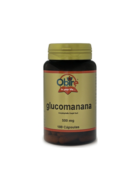 Obire Glucomanana 100 capsulas 500 mg Obire