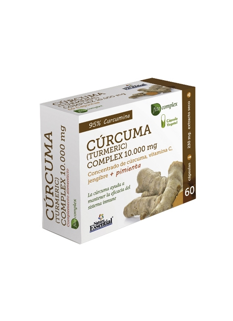 Curcuma Complex 60 capsulas vegetales 10000 mg Nature Essential