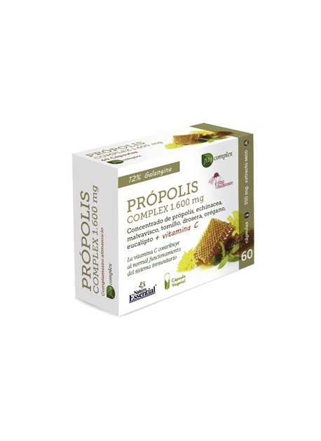 Propolis Complex 60 capsulas vegetales 1600 mg Nature Essential