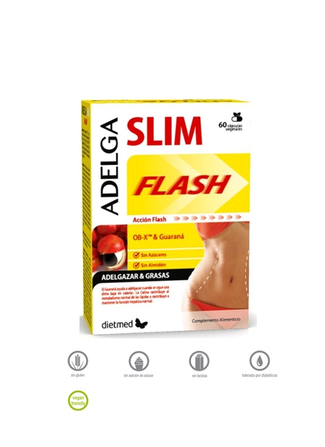 AdelgaSlim Flash 60 cápsulas DietMed