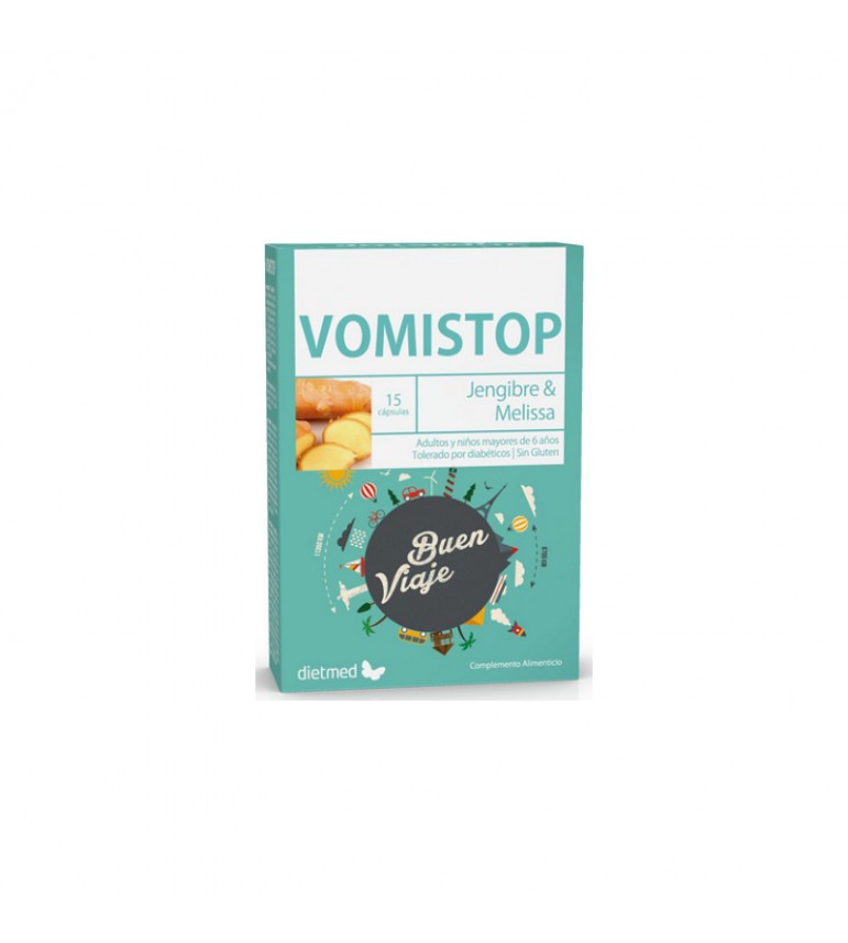 Vomistop 15 cápsulas Dietmed