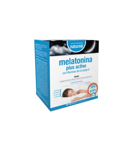 Melatonina Plus Active Naturmil 60 + 30 comprimidos Dietmed