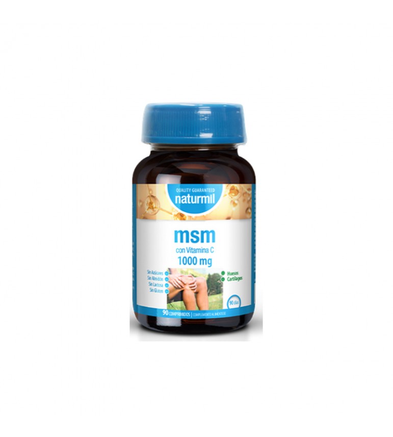 MSM con Vitamina C Naturmil 90 comprimidos Dietmed