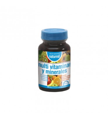 Multivitaminas y Minerales Naturmil 30 perlas Dietmed