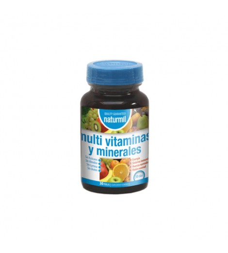 Multivitaminas y Minerales Naturmil 30 perlas Dietmed