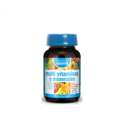 Multivitaminas y Minerales Naturmil 60 perlas Dietmed