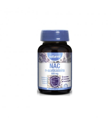 NAC N-Acetilcisteina Naturmil 60 comprimidos 600 mg Dietmed