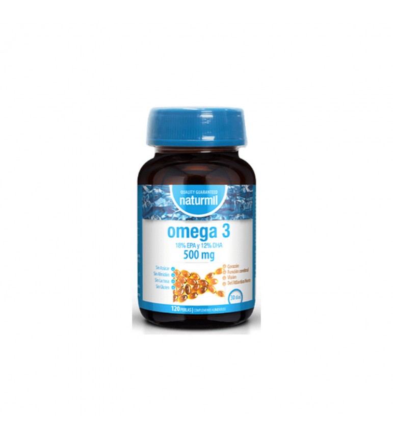 Omega 3 Naturmil 120 perlas 500 mg Dietmed