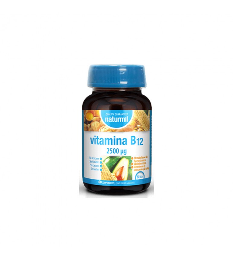 Vitamina B12 Naturmil 60 comprimidos Dietmed