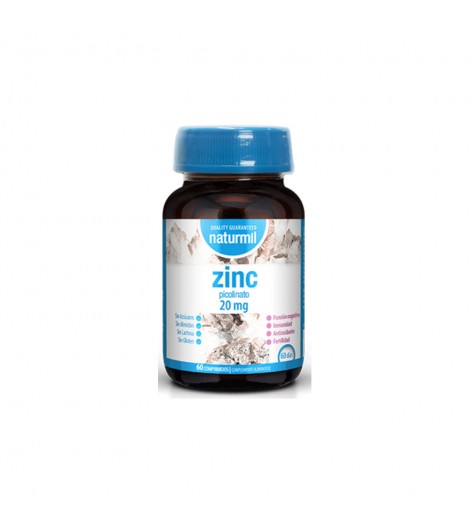 Zinc Naturmil 60 comprimidos Dietmed