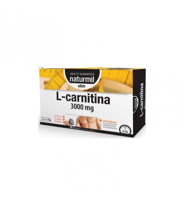 L- Carnitina Slim Naturmil 20 ampollas 3000 mg Dietmed