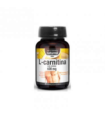 L- Carnitina Slim Naturmil 60 cápsulas 600 mg Dietmed