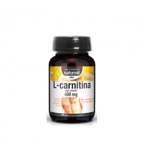 L- Carnitina Slim Naturmil 60 cápsulas 600 mg Dietmed