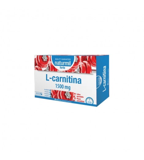 L- Carnitina Forte Naturmil 20 ampollas 1500 mg Dietmed